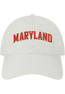 Maryland Terrapins EZA Twill Adjustable Adjustable Hat - White