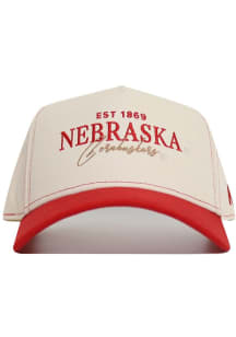 No Rivals Ivory Nebraska Cornhuskers Vintage Adjustable Hat
