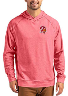 Cutter and Buck Tampa Bay Buccaneers Mens Cardinal Historic Adapt Knit Hood Long Sleeve Hoodie