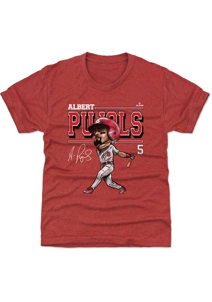  MLB Boys' St. Louis Cardinals Albert Pujols Name & Number Tee  (Red, 5/6) : Sports Fan T Shirts : Sports & Outdoors