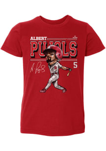 Albert Pujols St Louis Cardinals Toddler Red Cartoon Short Sleeve Player T Shirt