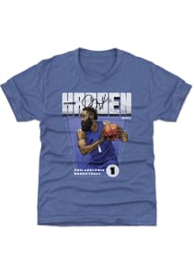 James Harden Philadelphia 76ers Toddler Blue Cartoon Short Sleeve Player T Shirt