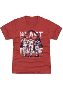 Albert Pujols St Louis Cardinals Youth Red Last Dance Player Tee