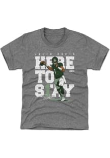 Jalen Hurts Philadelphia Eagles Youth Grey Here To Stay Player Tee