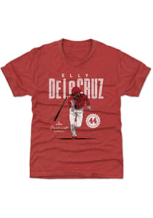 Elly De La Cruz Cincinnati Reds Toddler Red Card Short Sleeve Player T Shirt