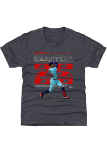 Byron Buxton Minnesota Twins Youth Navy Blue Number Player Tee