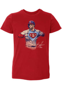Bryce Harper Philadelphia Phillies Toddler Red Super Bryce Short Sleeve Player T Shirt