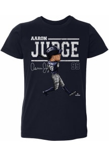 Aaron Judge New York Yankees Toddler Navy Blue Cartoon Short Sleeve Player T Shirt