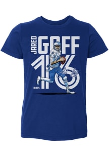 Jared Goff Detroit Lions Toddler Blue Inline Short Sleeve Player T Shirt