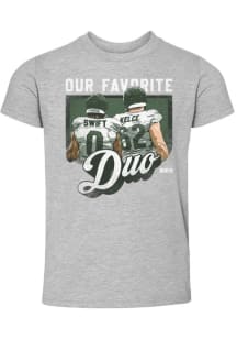 Jason Kelce Philadelphia Eagles Toddler Grey Favorite Duo Short Sleeve Player T Shirt