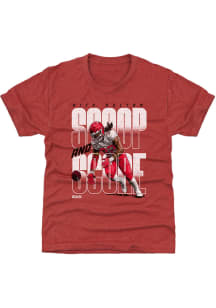 Nick Bolton Kansas City Chiefs Youth Red Scoop and Score Player Tee