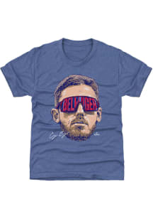 Cody Bellinger Chicago Cubs Youth Blue Sunglasses Player Tee