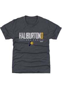 Tyrese Haliburton Indiana Pacers Youth Navy Blue Elite Player Tee