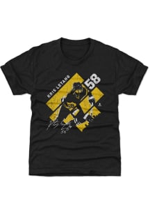 Kris Letang Pittsburgh Penguins Youth  Stripes Player Tee