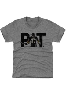 Sidney Crosby Pittsburgh Penguins Youth Grey City Player Tee