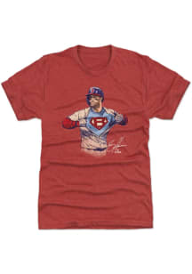 Bryce Harper Philadelphia Phillies Red Super Bryce Short Sleeve Fashion Player T Shirt