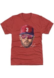 Bryce Harper Philadelphia Phillies Red Sunglasses Short Sleeve Fashion Player T Shirt