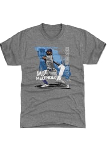 MJ Melendez Kansas City Royals Grey PREMIUM Short Sleeve Fashion Player T Shirt