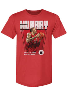 DeJounte Murray New Orleans Pelicans Navy Blue Premiere Short Sleeve Fashion Player T Shirt