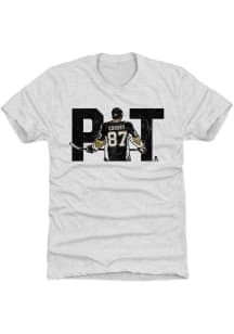 Sidney Crosby Pittsburgh Penguins Ash City K Short Sleeve Fashion Player T Shirt