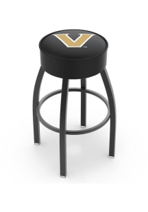 Black Rutgers Scarlet Knights Double-Ring Swivel Pub Stool