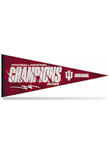 Indiana Hoosiers 2025 College Football Champions 12x30 Pennant - Crimson