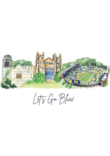 Michigan Wolverines Landmark Postcard