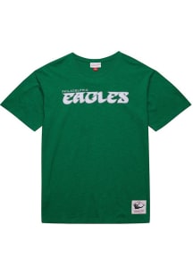 Mitchell and Ness Philadelphia Eagles White Legendary Slub Vintage Short Sleeve Fashion T Shirt