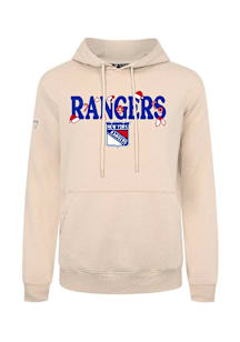 Levelwear New York Rangers Mens Tan Podium Festive Long Sleeve Hoodie