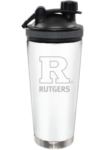 Rutgers Scarlet Knights 24oz Stainless Steel Bottle - White