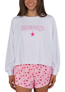 Concepts Sport Dallas Cowboys Womens Pink Lyric PJ Set