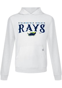 Levelwear Tampa Bay Rays Mens White Relay Snowflakes Hood