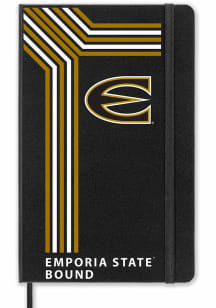 Emporia State Hornets School Bound team logo Notebook and Folder - Black