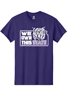 Summit Sportswear K-State Wildcats Purple We Own This State Short Sleeve T Shirt