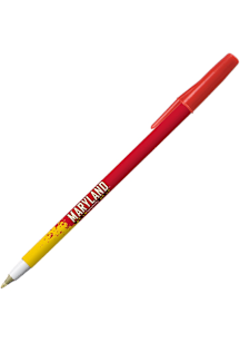 Maryland Terrapins Single Superball Pen - Red