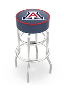 Arizona Wildcats Double-Ring Swivel Pub Stool - Black