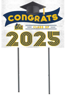 White Drexel Dragons Class of 2025 graduation graphic Yard Sign