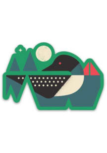 Minnesota Loon Calls Stickers