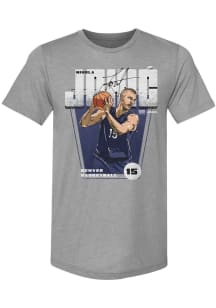 Nikola Jokic Denver Nuggets Grey Premiere Short Sleeve Fashion Player T Shirt