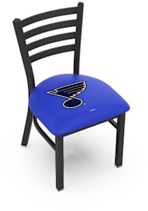 St Louis Blues Stationary Black Wrinkle Finish Pub Stool - Black