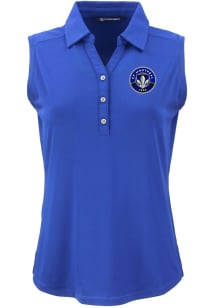 Cutter and Buck Montreal Impact Womens Blue Forge Eco Polo Shirt