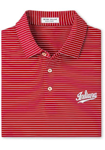 Indiana Hoosiers Mens Red Hemlock Short Sleeve Fashion Polo