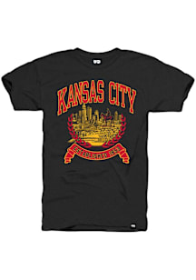 Kansas City Black KC Wreath Short Sleeve Fashion T Shirt