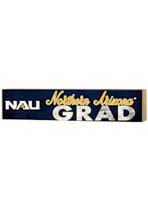 KH Sports Fan Northern Arizona Lumberjacks Grad graduation graphic Sign - Navy Blue