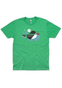 Minnesota Green Loon Calls Short Sleeve Fashion T Shirt