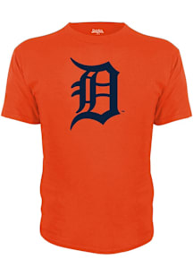 Detroit Tigers Youth Orange Primary Logo Short Sleeve T-Shirt