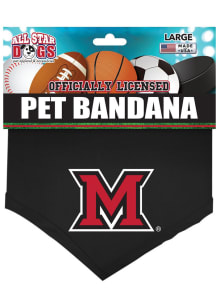Miami RedHawks Team Logo Pet Bandana