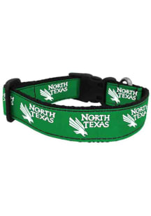 North Texas Mean Green Logo Pet Collar