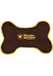 Western Michigan Broncos Bone Squeak Pet Toy