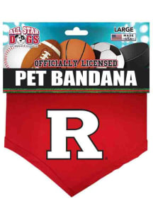 Red Rutgers Scarlet Knights Reversible Pet Bandana